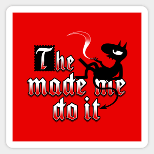 Cool Demon Devil Cartoon Quote TV Show Meme Sticker